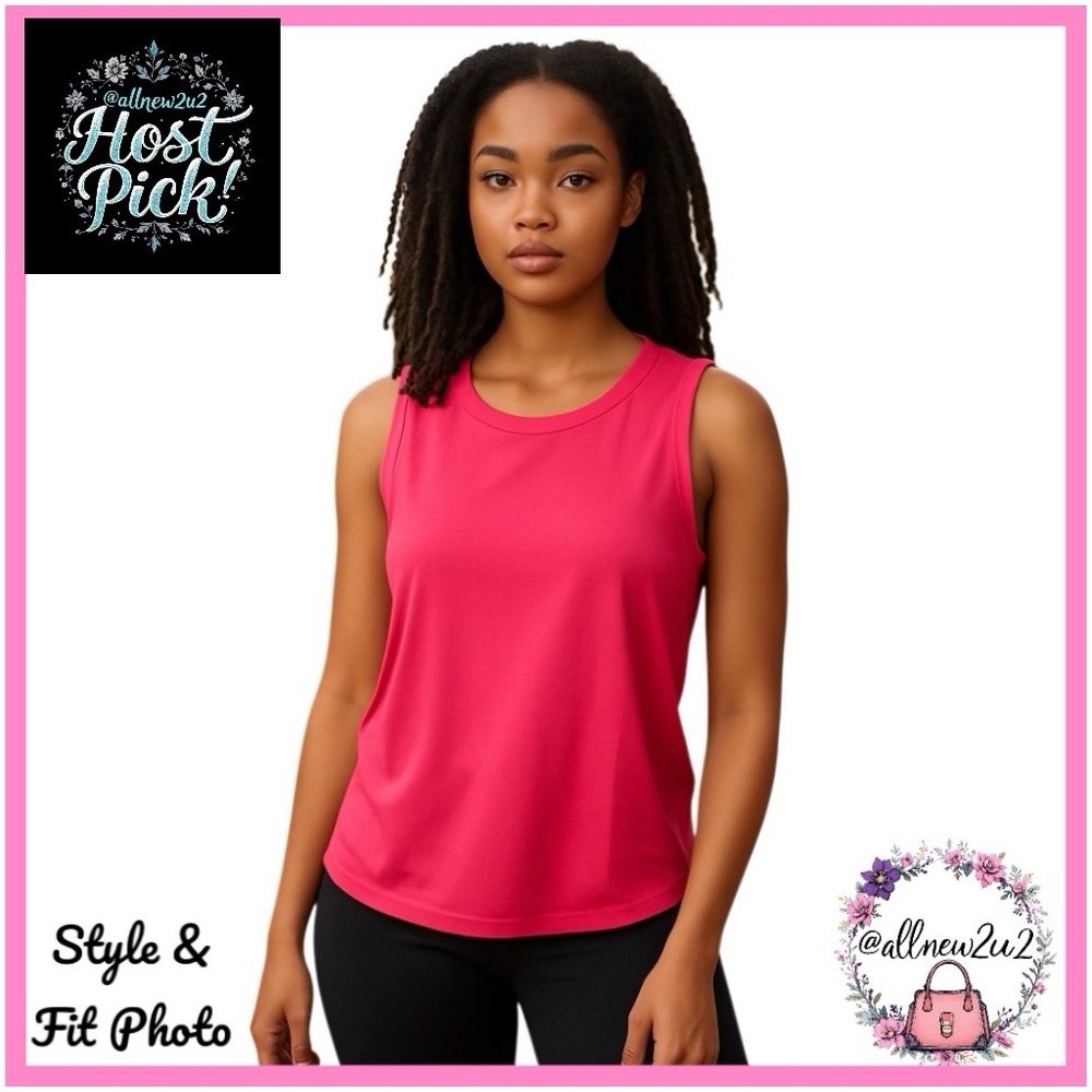 J. Crew Sleeveless Open Back Great Workout Top Pink Size Small
